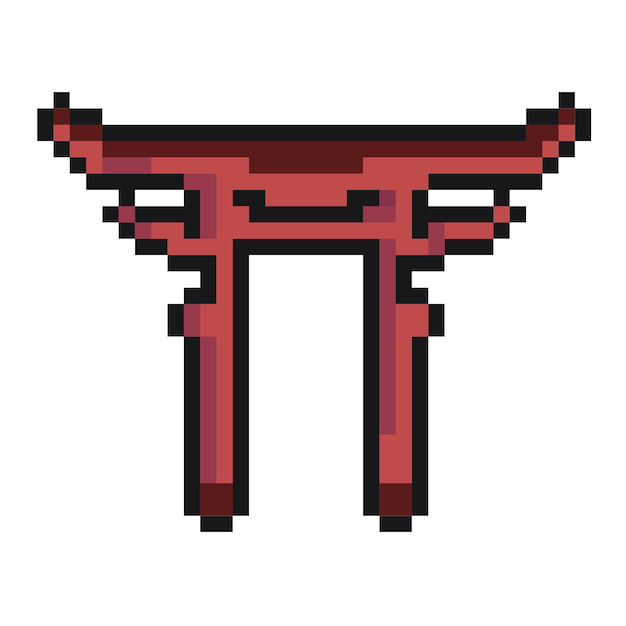 a red symbol with dynamic digital projects and designs