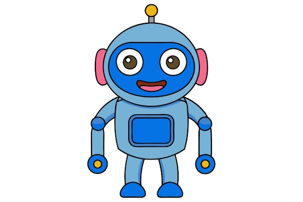 A robot with sleek metal arms strums a guitar its voice module emitting a melodic tune