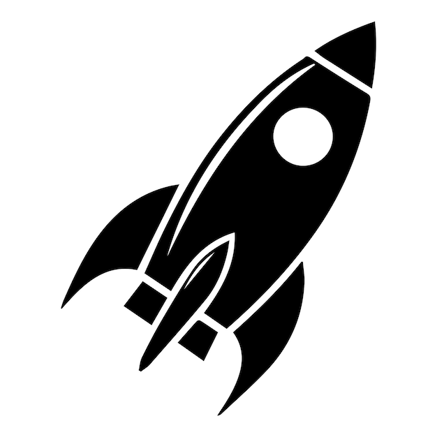 A Rocket Vector Art Illustration EPS File