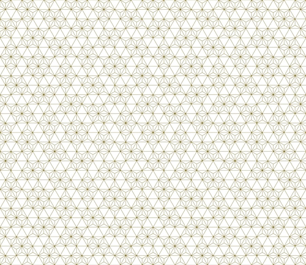 A seamless pattern based on elements of the traditional Japanese craft Kumiko zaiku. Fine lines.