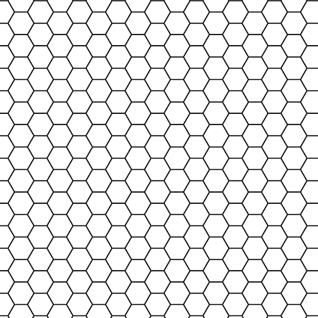 a seamless pattern of a hexagonal pattern with a black and white background