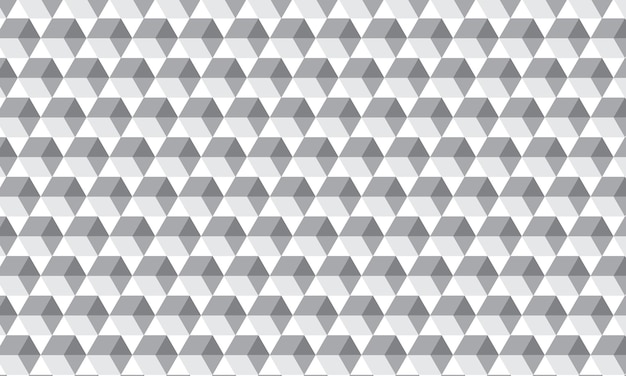 a seamless pattern of gray geometric triangles with a white background
