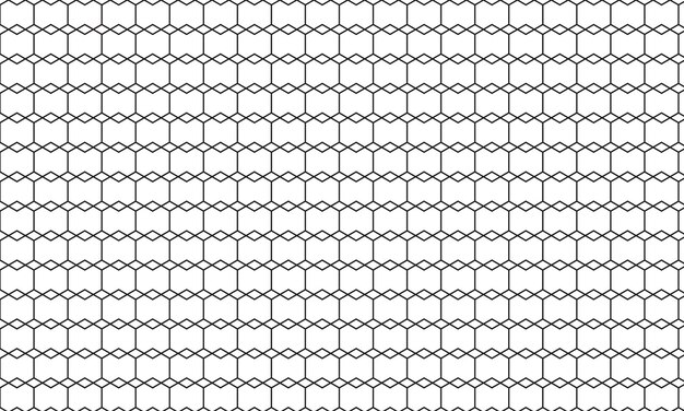 a seamless pattern of the black geometric shapes on a white background