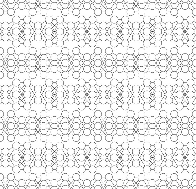 A seamless pattern structure of a neural network vector quality