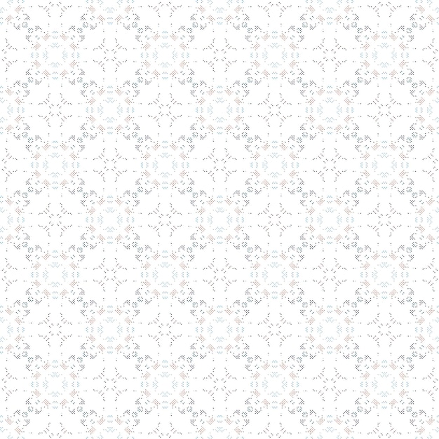 A seamless pattern with a colorful design in purple, pink, and blue colors.