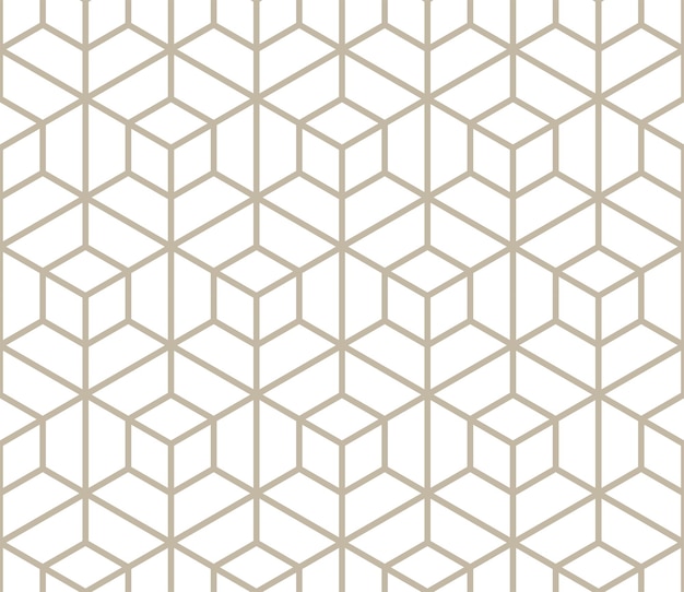 A seamless pattern with lines that look like hexagons.