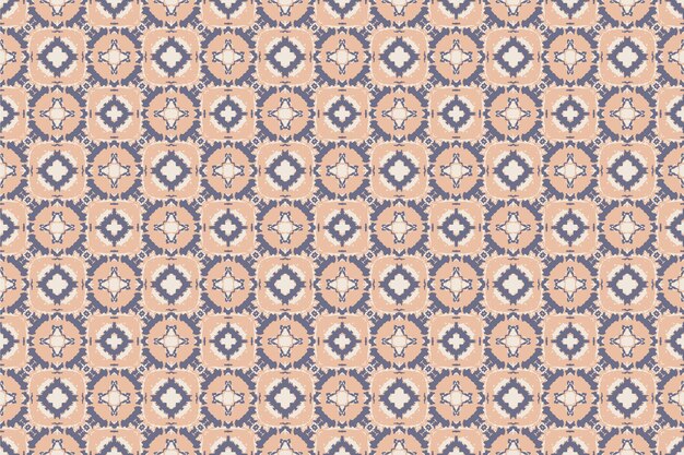 A seamless patterngeometric tribalgeometric batik ikataztec styleethnic boho seamless pattern