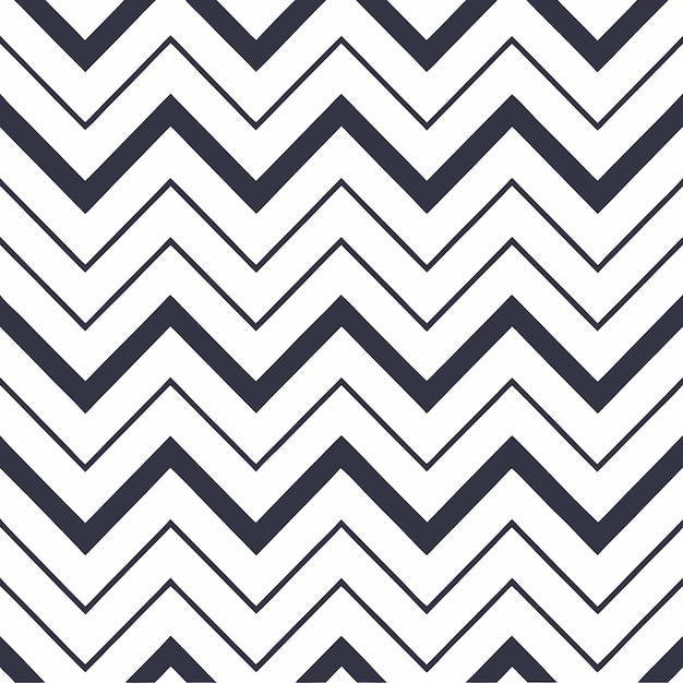 a seamless zigzag pattern in black and white