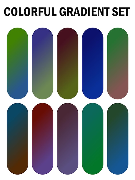 a series of images of different colors and shapes