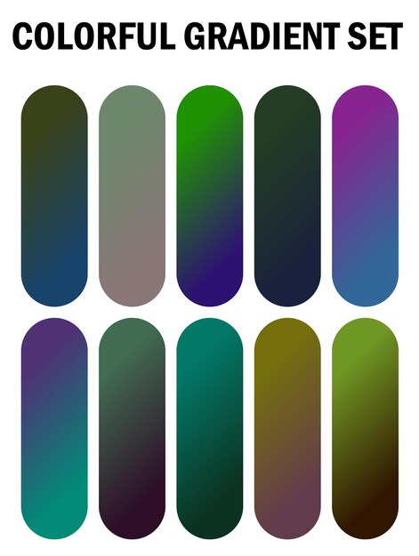 a series of multicolored buttons with different colors