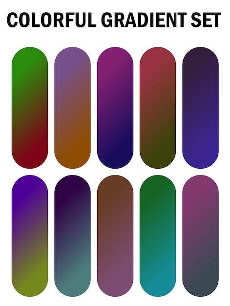 a series of multicolored lines with different colors