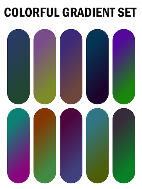 a series of multicolored lines with different colors
