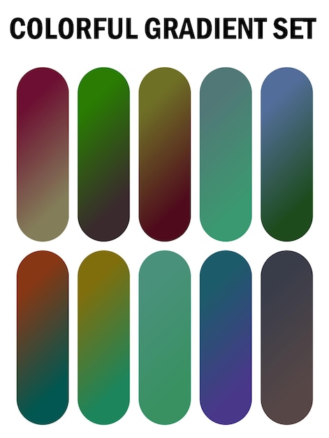 a series of multicolored squares with different colors