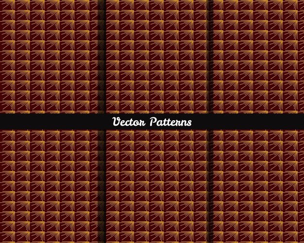 A set of brown squares with the words vector patterns written on them.