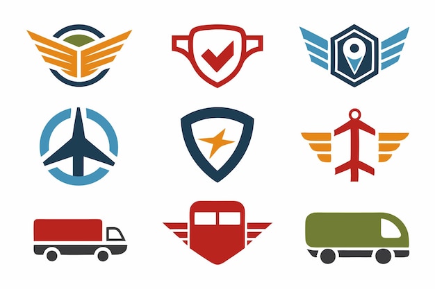 a set of different logos for a logo for a car