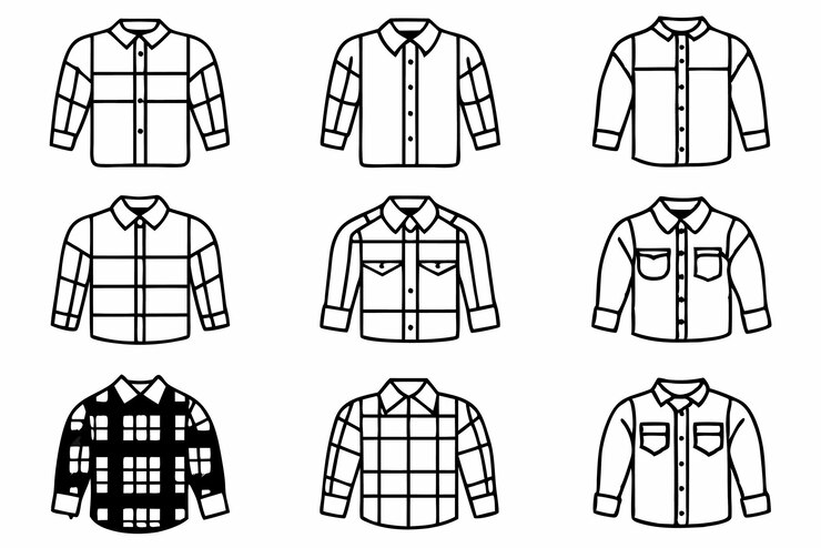 Vektör a set of shirts with one that says  shirt