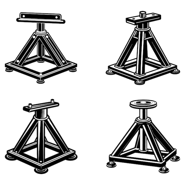 a set of three different designs with the words t on the bottom