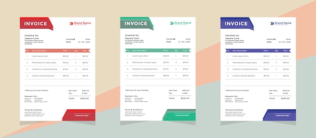 a set of three different papers with the word  business  on them