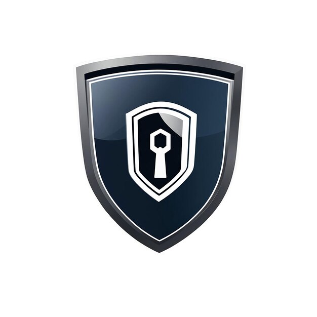 a shield with a key on it that says key on it