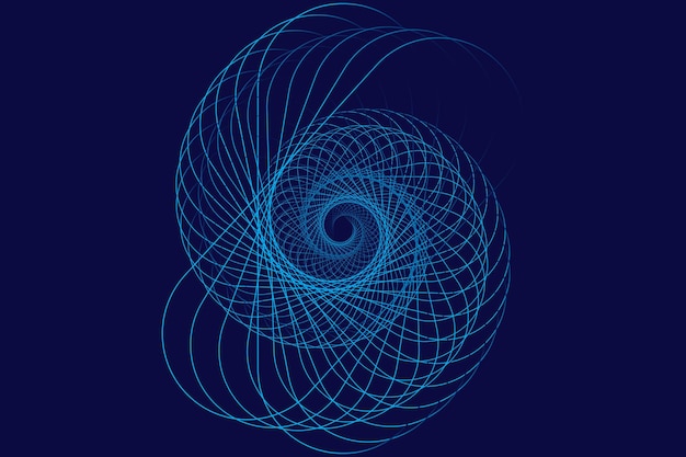 a spiral with a spiral on the top