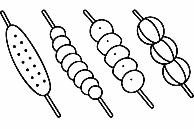 a stick with a stick of food on it that has a stick with a stick in it that sayss quot