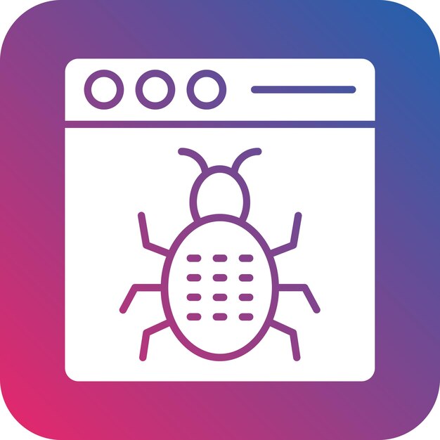 a tick on a stove with a purple and blue logo