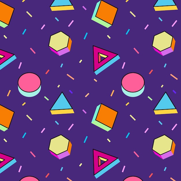 a vector of geometrical shapes vector download 