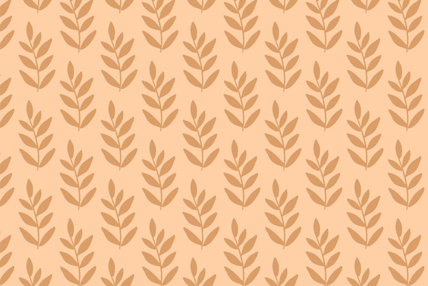 a wallpaper with leaves and a brown background