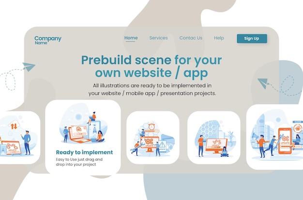 a website for the website called  build your own website