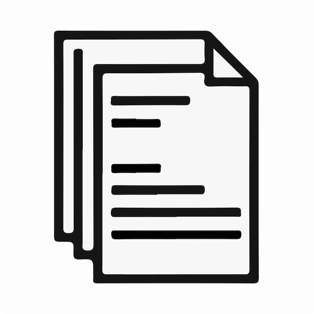 a white and black paper with a line graph on it