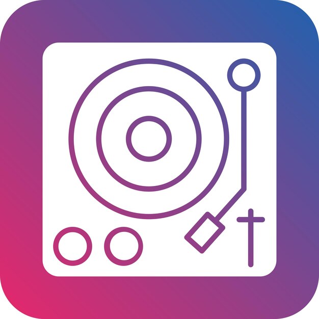 a white and pink logo with a circle and a blue and pink circle