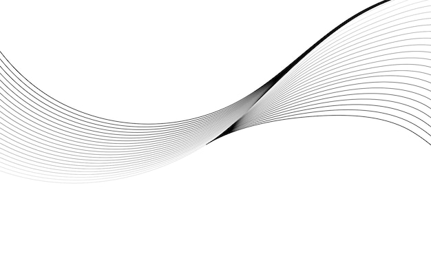 a white background with lines like a wave, the text is on the right side