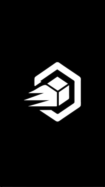 a white box with a white x on it