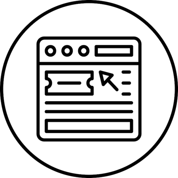 a white circle with a black and white logo that says  e