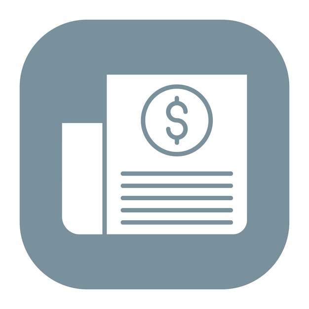 a white circle with a dollar sign on it that says dollar