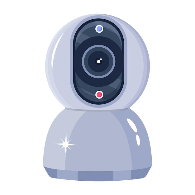 a white object with a red dot on the bottom that says  the number 1 .