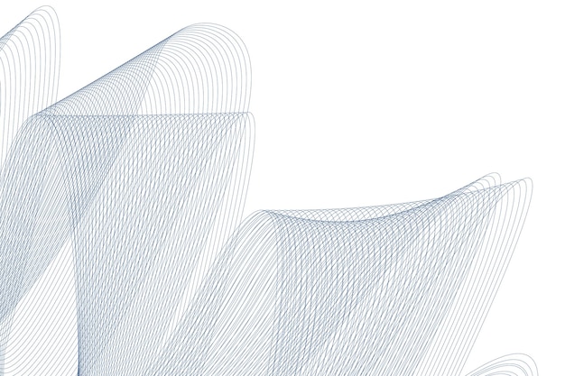 a white structure with blue lines on it