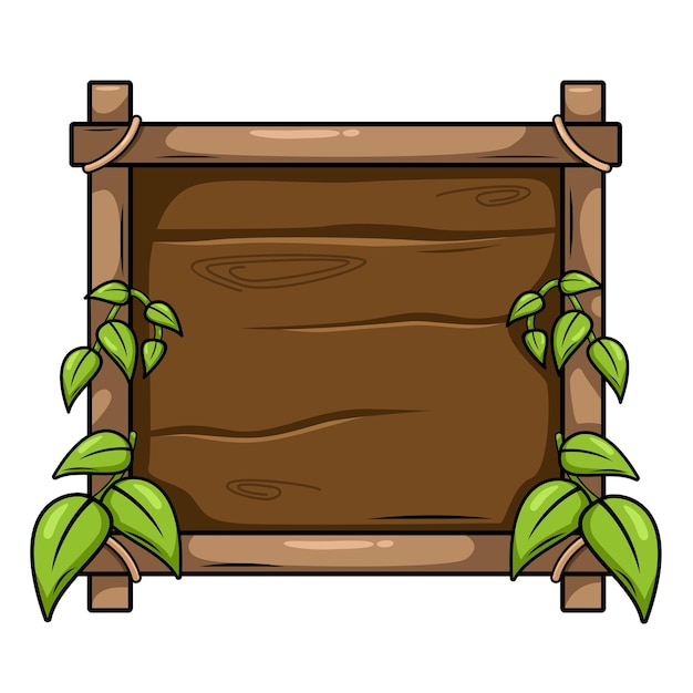 a wooden frame with a brown board that saysthe word quot on it