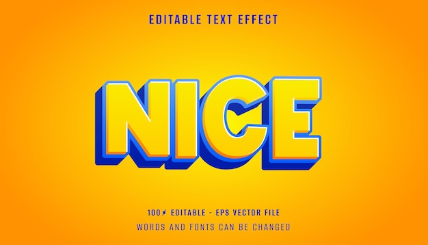 A yellow background with the word nice on it