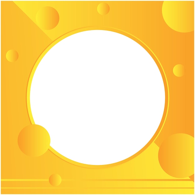 a yellow circle with a white circle on it