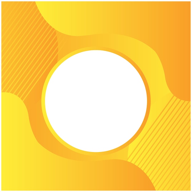 a yellow circle with a yellow background with a circle in the middle