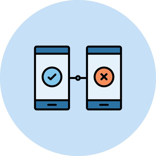AB Testing Flat Illustration
