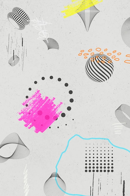 Abstract 3D patterned background vector