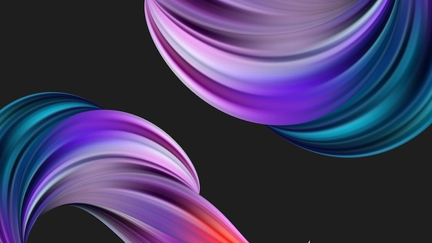 Abstract and colorful fluid graphics background