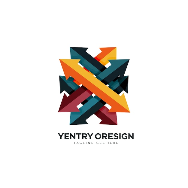 Abstract Arrow Logo Design
