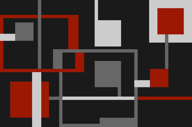 abstract art for wall decoration