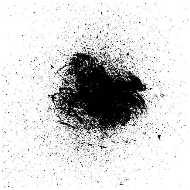 Abstract artistic ink splatter vector with highresolution brush textures for digital design projects