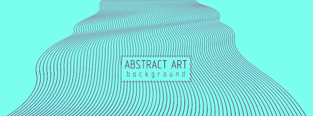 Abstract artistic vector linear background, wavy lines, rhythmic waves flowing, textile fabric theme pattern.