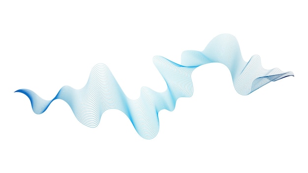 abstract backdrop with wave gradient lines