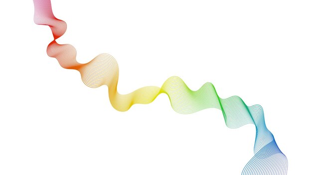 abstract backdrop with wave gradient lines